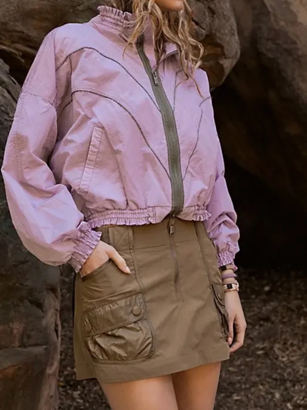 Free People FP Movement Thru Hiker Skort (size L) - Picture 2 of 16